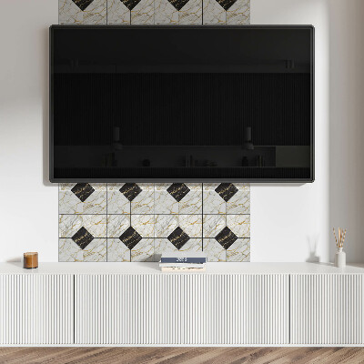 Obdĺžnikový stenový panel Štýlový mramorový motív