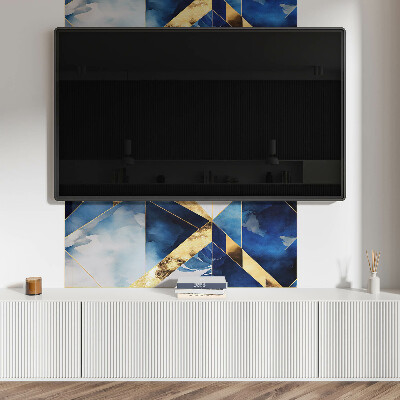 Samolepiaci panel na stenu Geometria vo farbách