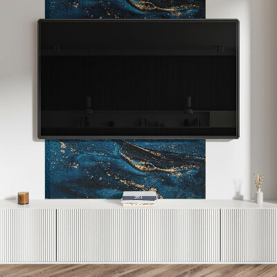 Obdĺžnikový stenový panel Dynamický vlnový motív