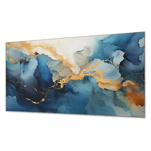 Samolepiaci panel na stenu Vlny v abstraktnom štýle