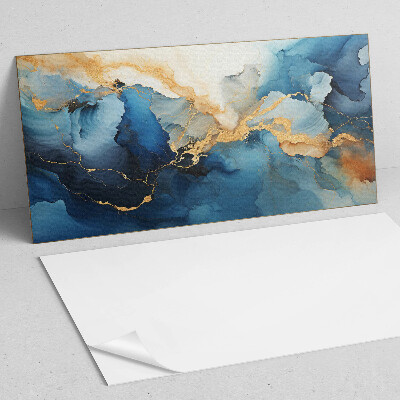 Samolepiaci panel na stenu Vlny v abstraktnom štýle