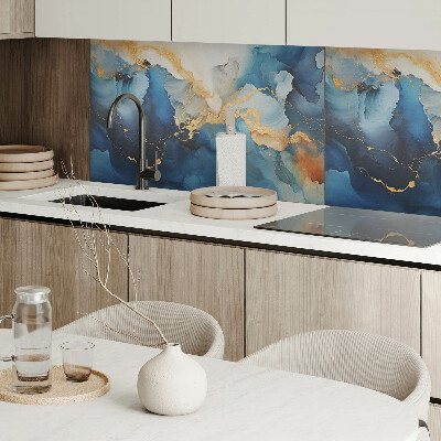 Samolepiaci panel na stenu Vlny v abstraktnom štýle