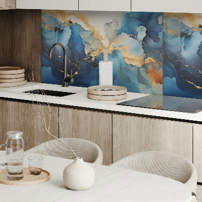 Samolepiaci panel na stenu Vlny v abstraktnom štýle