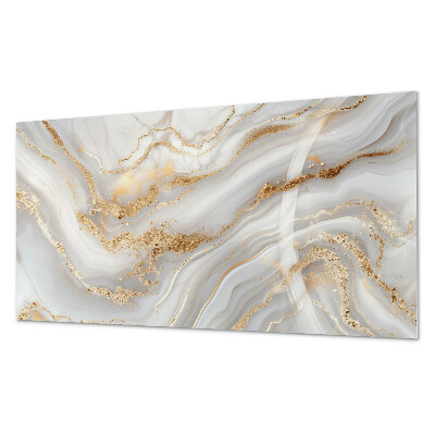 Obdĺžnikový stenový panel Abstraktné vlny s ozdobnými akcentmi