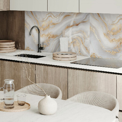 Obdĺžnikový stenový panel Abstraktné vlny s ozdobnými akcentmi