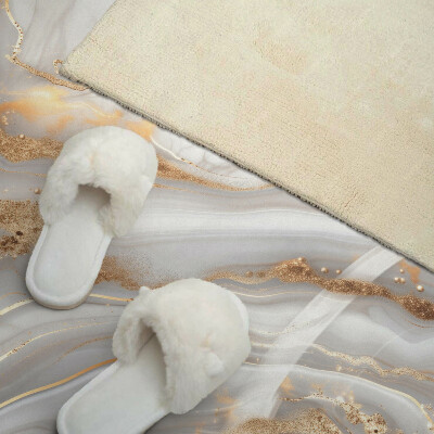 Obdĺžnikový stenový panel Abstraktné vlny s ozdobnými akcentmi