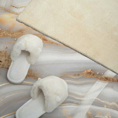 Obdĺžnikový stenový panel Abstraktné vlny s ozdobnými akcentmi