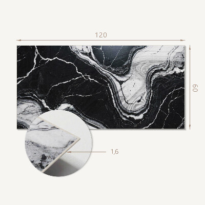 Obdĺžnikový panel na stenu Abstraktný mramorový motív