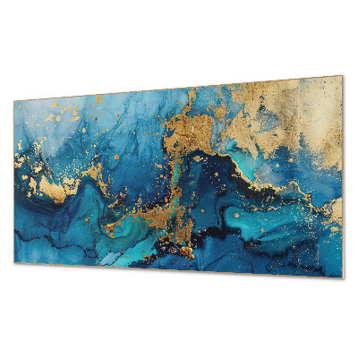 Obdĺžnikový stenový panel Abstraktný motív vody