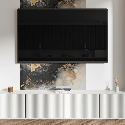 Samolepiaci panel na stenu Abstraktné škvrny v dynamických tvaroch