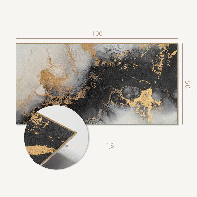 Samolepiaci panel na stenu Abstraktné škvrny v dynamických tvaroch