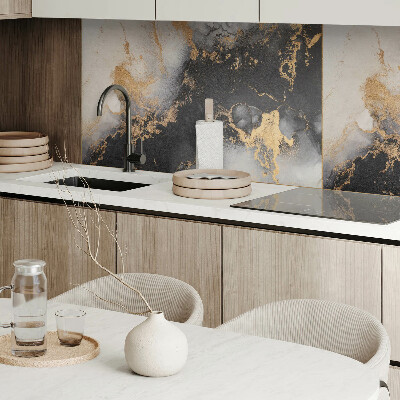 Samolepiaci panel na stenu Abstraktné škvrny v dynamických tvaroch