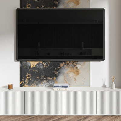 Samolepiaci panel na stenu Abstraktné škvrny v dynamických tvaroch