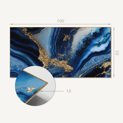 Obdĺžnikový panel na stenu Vlnitý abstraktný motív