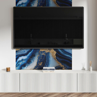 Obdĺžnikový panel na stenu Vlnitý abstraktný motív