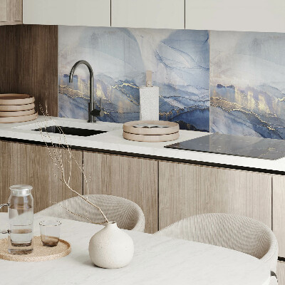 Obdĺžnikový stenový panel Abstraktná krajina v tónoch