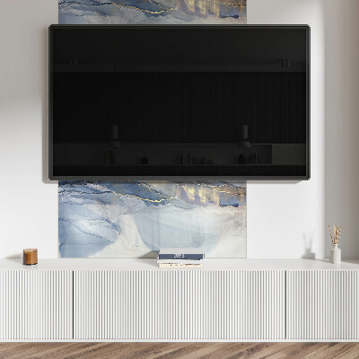 Obdĺžnikový stenový panel Abstraktná krajina v tónoch