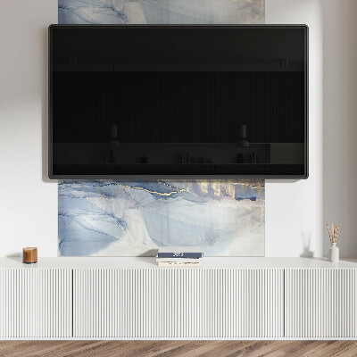 Obdĺžnikový stenový panel Abstraktná krajina v tónoch