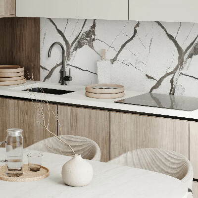 Samolepiaci panel na stenu Mramorový motív s výraznými žilkami