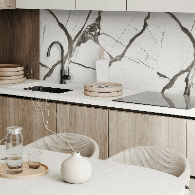 Samolepiaci panel na stenu Mramorový motív s výraznými žilkami