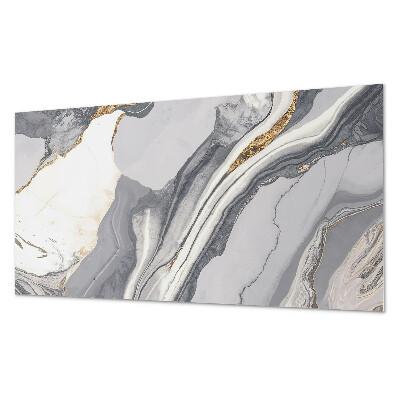 Obdĺžnikový stenový panel Vlny v abstraktnom štýle