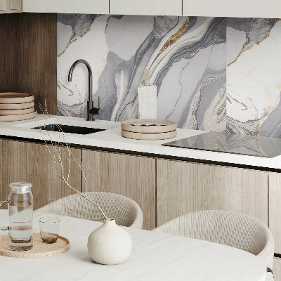 Obdĺžnikový stenový panel Vlny v abstraktnom štýle