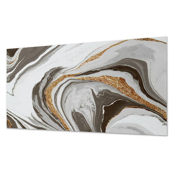 Samolepiaci panel na stenu Abstraktné vlny v dynamických tvaroch