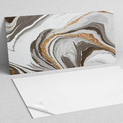 Samolepiaci panel na stenu Abstraktné vlny v dynamických tvaroch