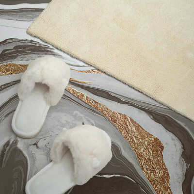 Samolepiaci panel na stenu Abstraktné vlny v dynamických tvaroch