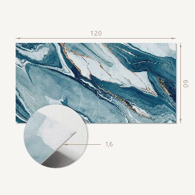 Obdĺžnikový panel na stenu Pohybujúce sa abstraktné vlny