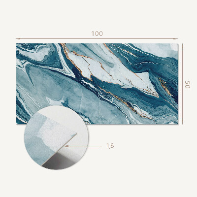 Obdĺžnikový panel na stenu Pohybujúce sa abstraktné vlny