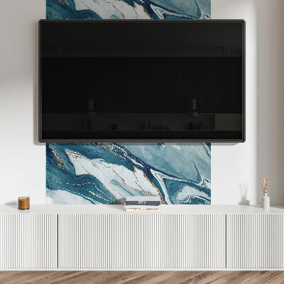 Obdĺžnikový panel na stenu Pohybujúce sa abstraktné vlny