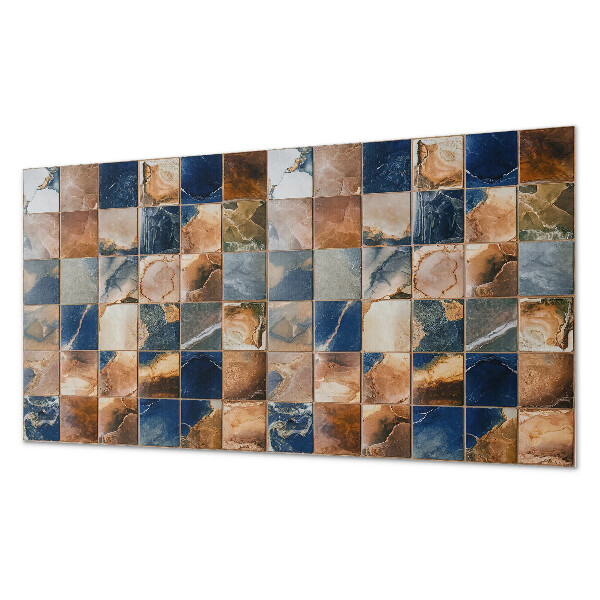 Obdĺžnikový stenový panel Kamenné vzory v mozaikovej kompozícii