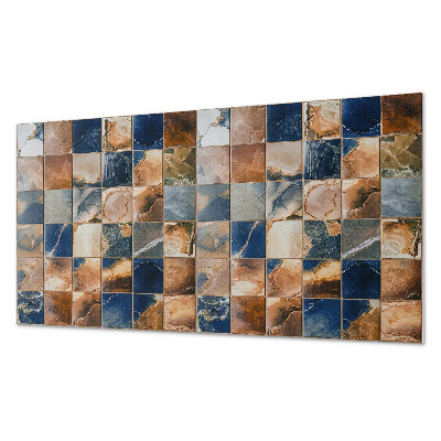 Obdĺžnikový stenový panel Kamenné vzory v mozaikovej kompozícii