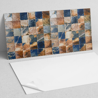 Obdĺžnikový stenový panel Kamenné vzory v mozaikovej kompozícii