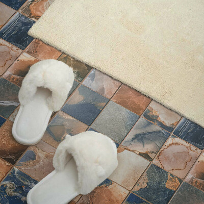 Obdĺžnikový stenový panel Kamenné vzory v mozaikovej kompozícii