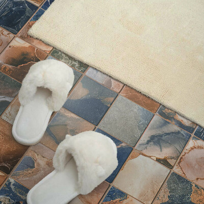 Obdĺžnikový stenový panel Kamenné vzory v mozaikovej kompozícii