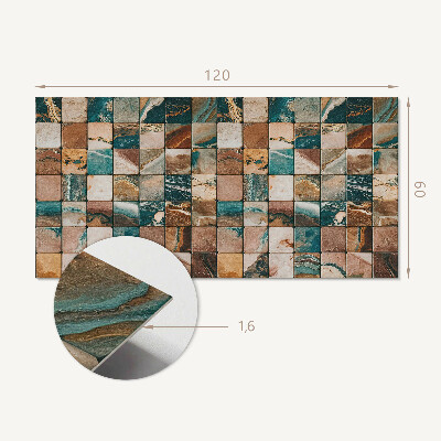 Samolepiaci panel na stenu Kamenná mozaika v umeleckom štýle