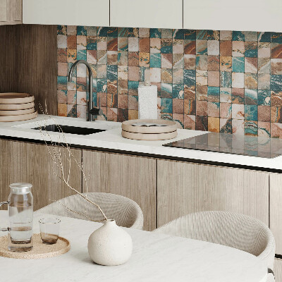 Samolepiaci panel na stenu Kamenná mozaika v umeleckom štýle