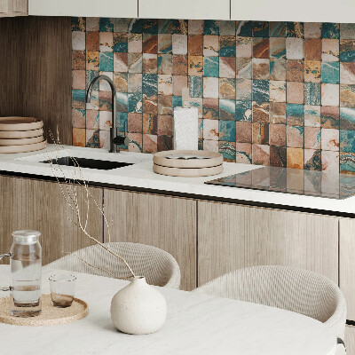 Samolepiaci panel na stenu Kamenná mozaika v umeleckom štýle