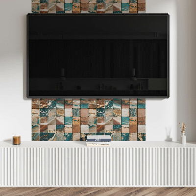 Samolepiaci panel na stenu Kamenná mozaika v umeleckom štýle