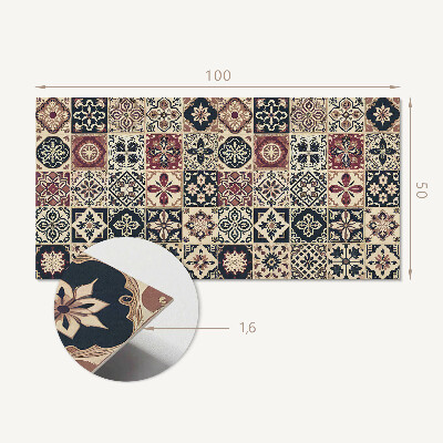 Samolepiaci panel na stenu Vzory mozaikových dlaždíc