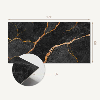 Obdĺžnikový panel na stenu Mramorový vzor s jemnými žilkami