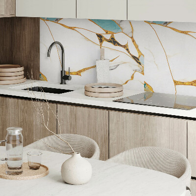 Samolepiaci panel na stenu Mramorový šik s jemnými žilkami