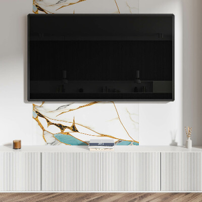 Samolepiaci panel na stenu Mramorový šik s jemnými žilkami