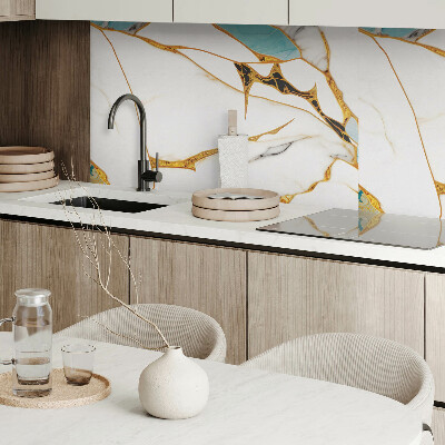 Samolepiaci panel na stenu Mramorový šik s jemnými žilkami