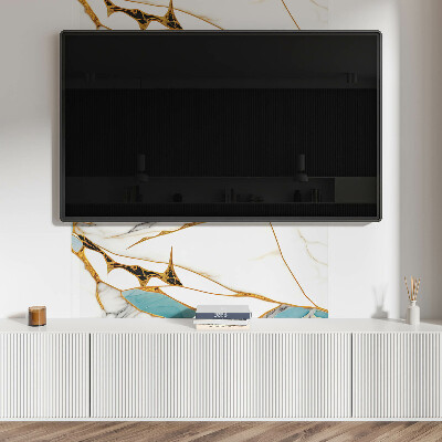 Samolepiaci panel na stenu Mramorový šik s jemnými žilkami