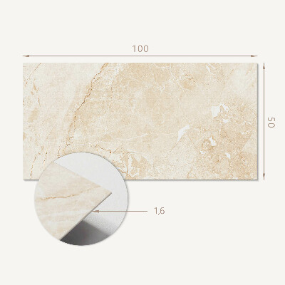 Obdĺžnikový panel na stenu Mramorový motív v elegantnom štýle