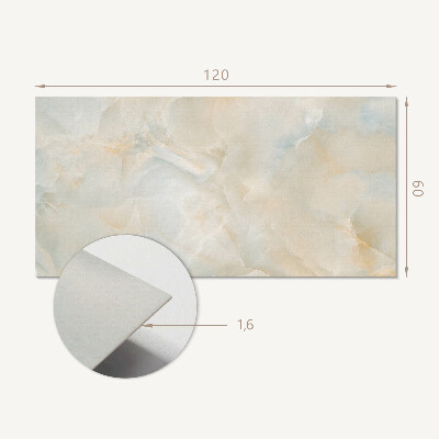 Obdĺžnikový panel na stenu Abstraktný motív kameňa