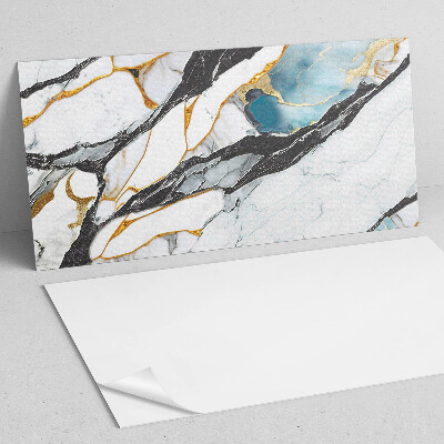 Obdĺžnikový panel na stenu Vzor zo žilkovaného mramoru